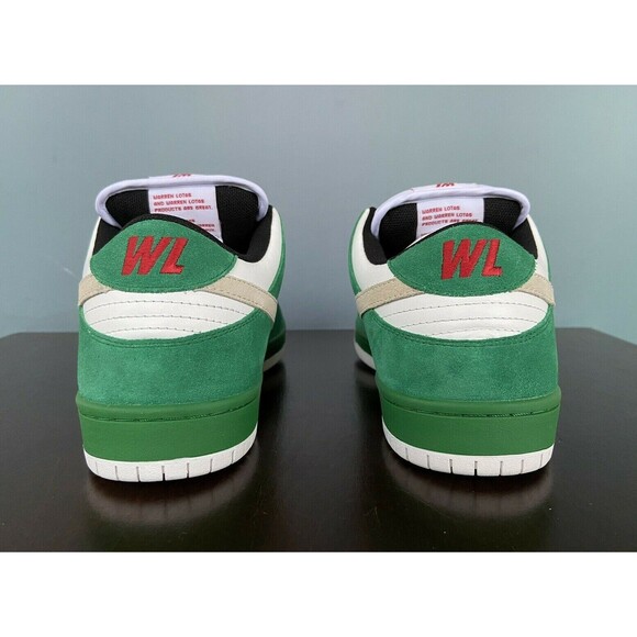 NEW Warren Lotas Jason Toxic Green Dunk Low Sneakers Men's Size 8.5 - Picture 9 of 12